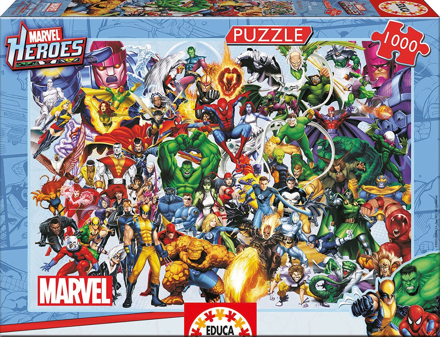Puzzle Educa din 1000 de piese - Eroii Marvel