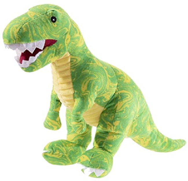 Jucărie de pluș ecologică Heunec - Dinozaur verde, 43 cm