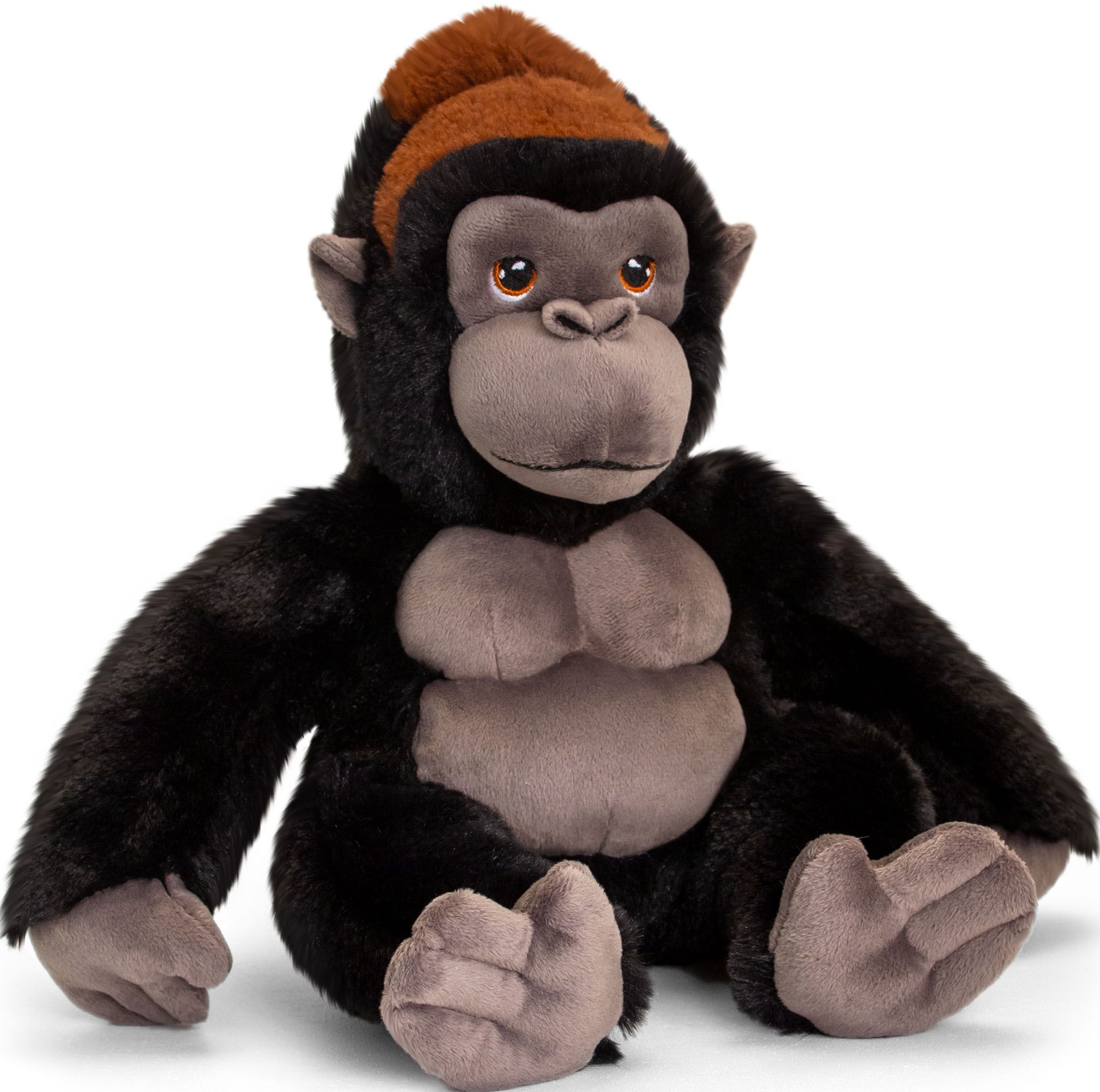 Jucarie ecologica de plus Keel Toys Keeleco - Gorila, 30 cm