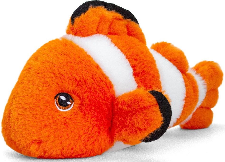 Jucarie ecologica de plus Keel Toys Keeleco - Peste clovn, 25 cm