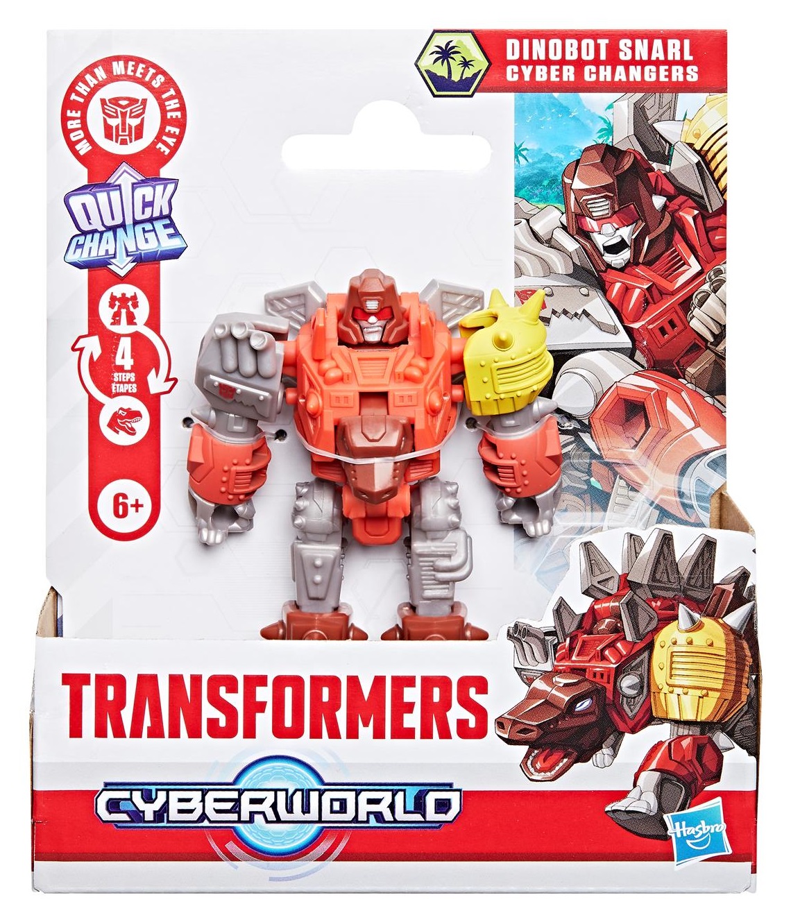 Figură de acțiune Hasbro Transformers - Dinobot Snarl, transformare