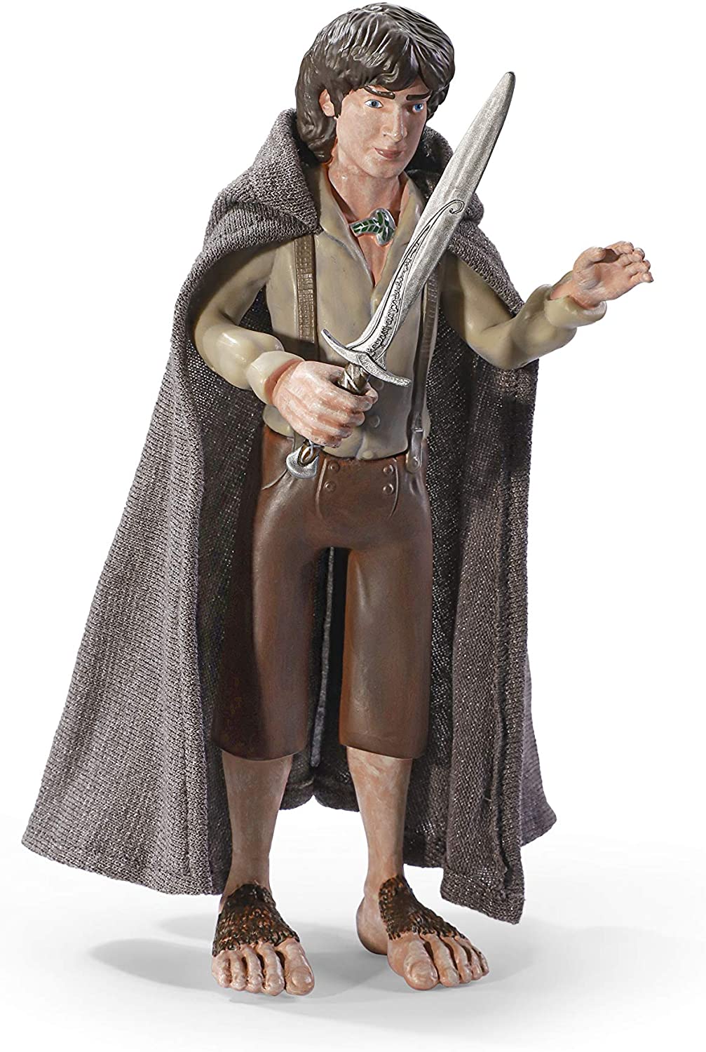Figurina de actiune The Noble Collection Movies: The Lord of the Rings - Frodo Baggins (Bendyfigs), 19 cm