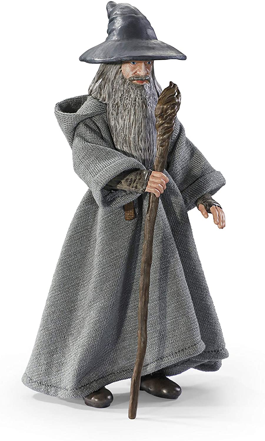Figurina de actiune The Noble Collection Movies: The Lord of the Rings - Gandalf (Bendyfigs), 19 cm