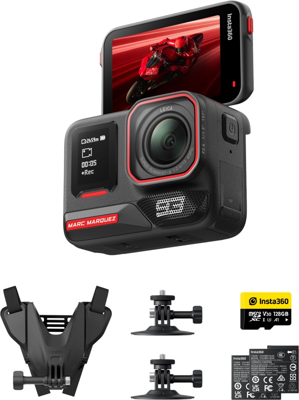 Cameră de acțiune Insta360 - Ace Pro 2 MM93 Edition, 8K, 50MPx, neagră