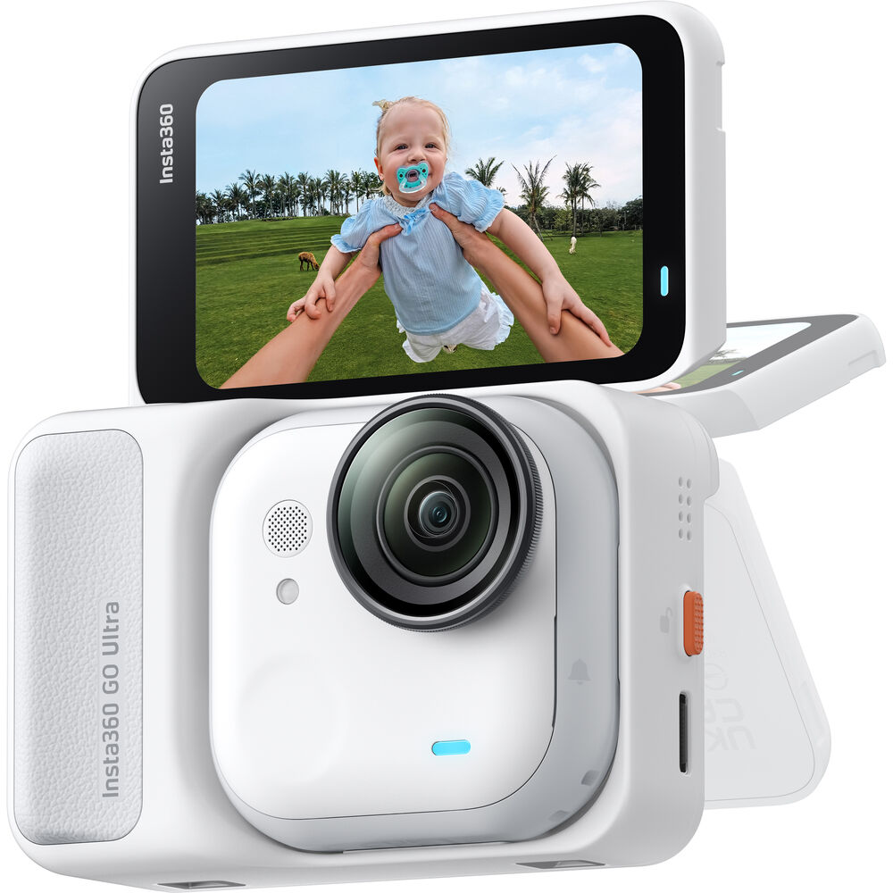 Cameră de acțiune Insta360 - GO Ultra, 50MPx, 4K, alb