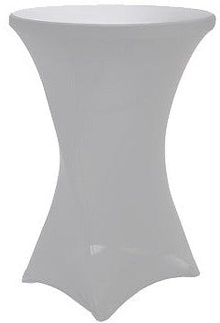 Elastan pentru masa de cocktail Horecano - Alb, 80 x 110 cm