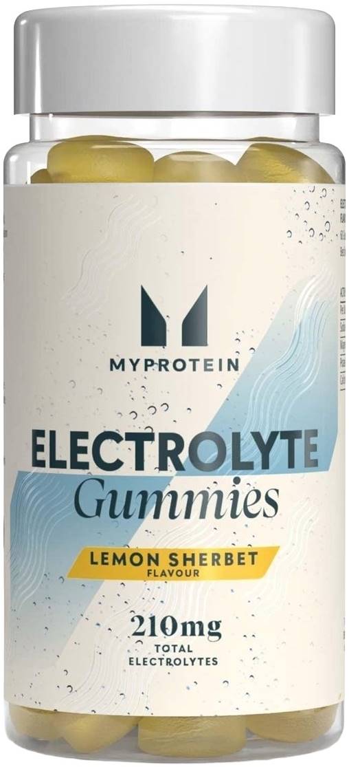 Electrolyte Gummies, lămâie, 60 de comprimate masticabile, Myprotein