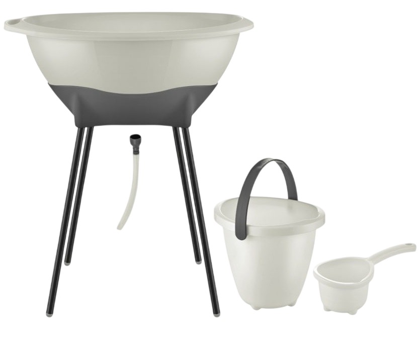 Set de baie elegant de la 3 piese  BabyJem - Sand Beige