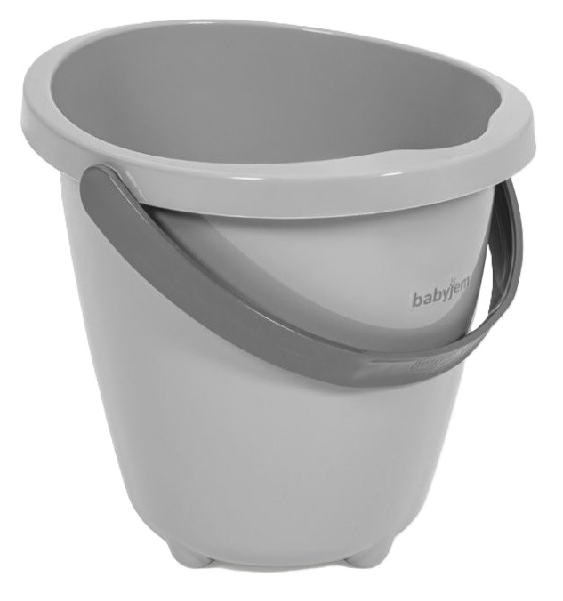 Găleată elegantă pentru bebeluși  BabyJem - Soft Grey