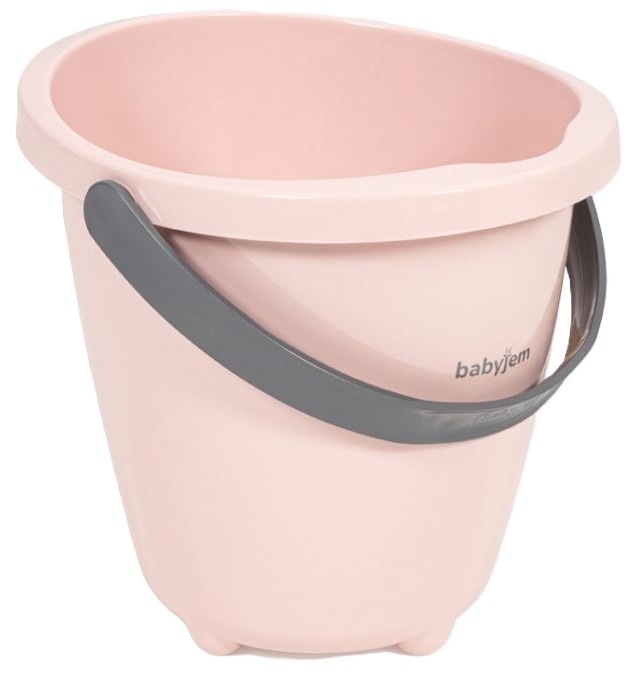 Găleată elegantă pentru bebeluși  BabyJem - Soft Pink, 13 l