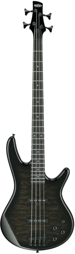Chitară bas electrică  Ibanez - GSR280QA, Transparent Black Sunburst