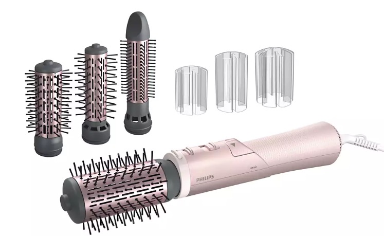 Perie de păr electrică Philips -  BHA735/00, 1000W, roz