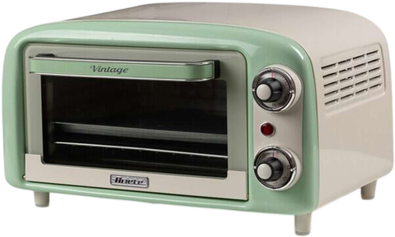 Cuptor electric Ariete - Vintage, 3919, 800 W, 10 l, verde