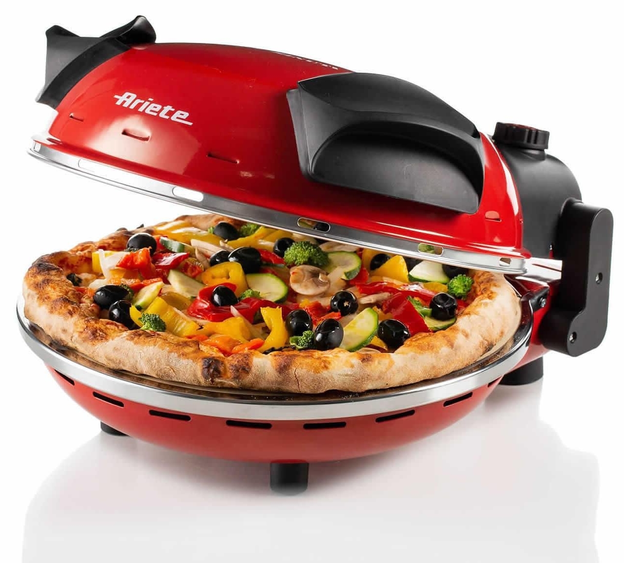 Cuptor electric pentru pizza Ariete - 0909, 1200W, 32 cm, roșu