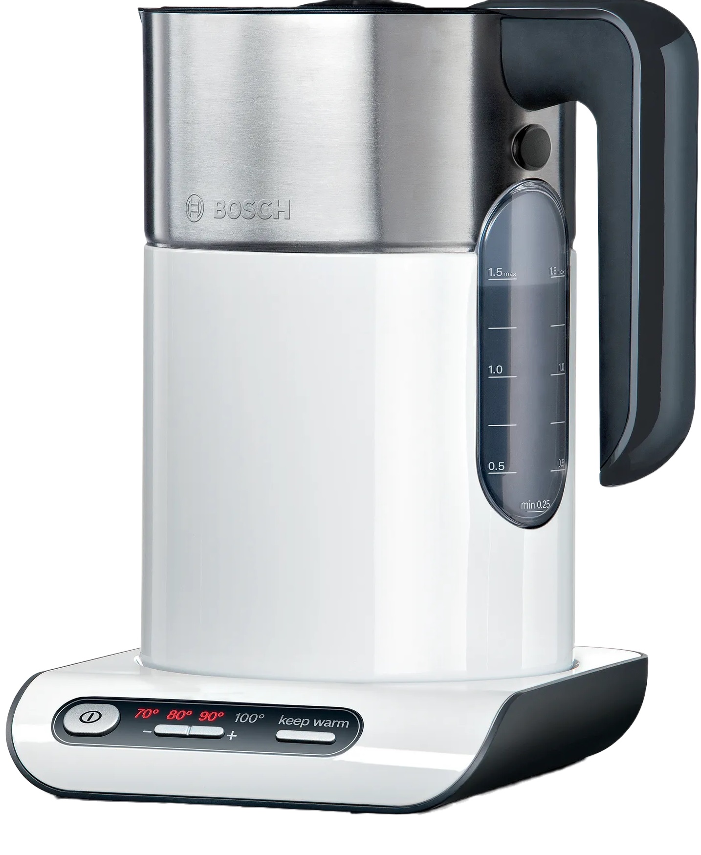 Ceainic electric Bosch - TWK8611P, 2400 W, 1,5 l, alb