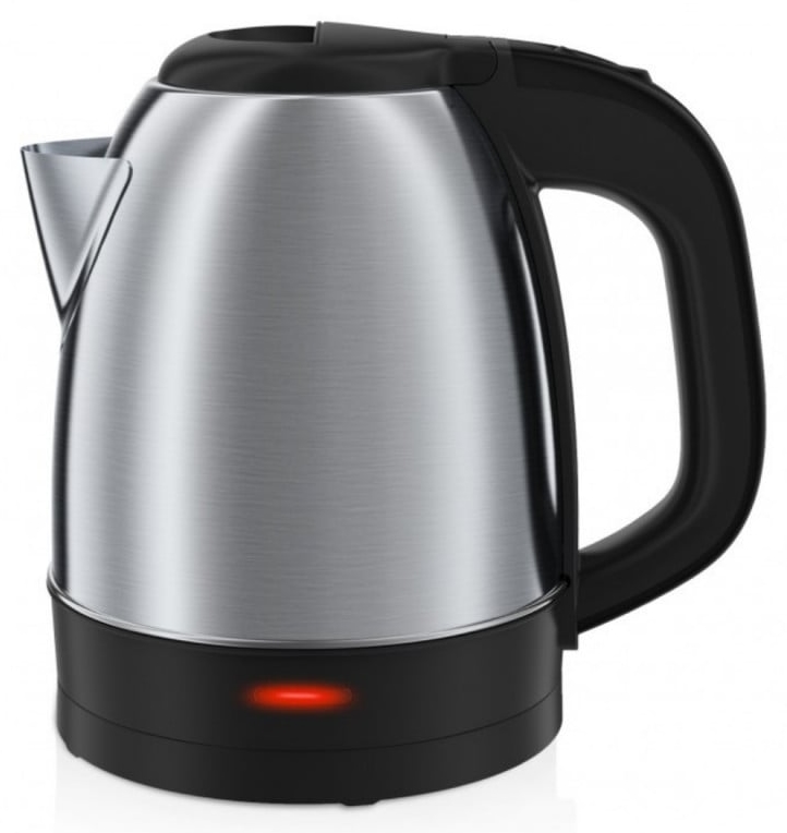 Fierbător electric Oliver Voltz - OV51230Y, 1200W, 1 l, inox/negru