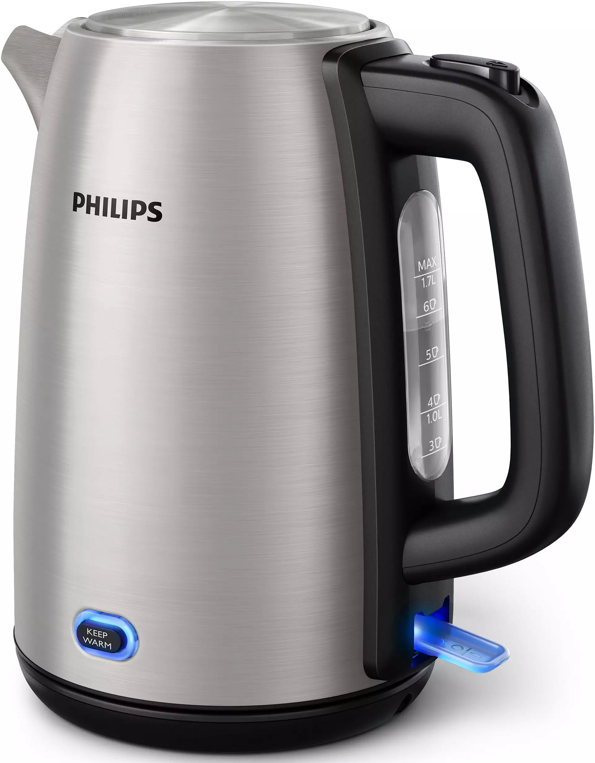 Fierbător electric Philips - HD9353/90, 2060W, 1,7 l, gri