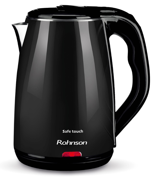 Fierbător electric Rohnson - R-7535 Safe Touch, 1500W, 1.7l, negru