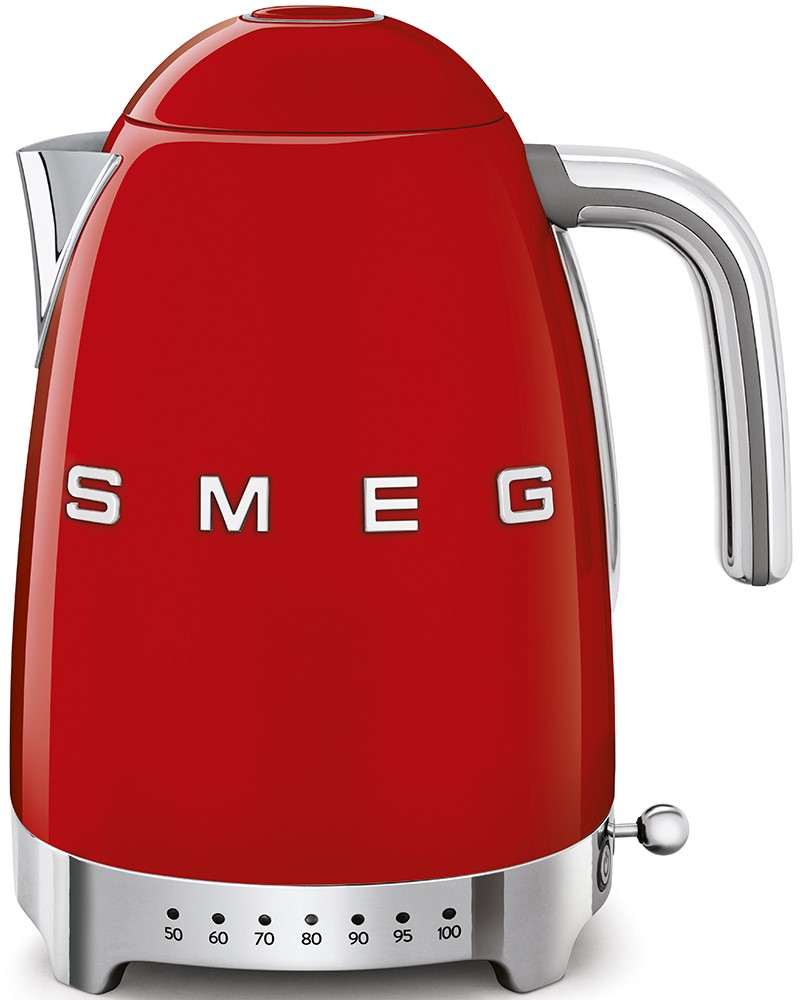 Fierbător electric Smeg - KLF04RDEU, 2400W, 1.7 l, roșu
