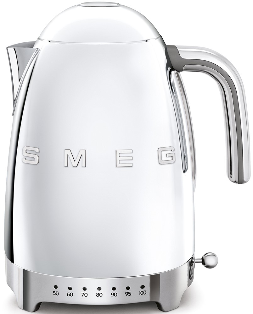 Fierbător electric Smeg - KLF04SSEU, 2400W, 1.7 l, argintiu