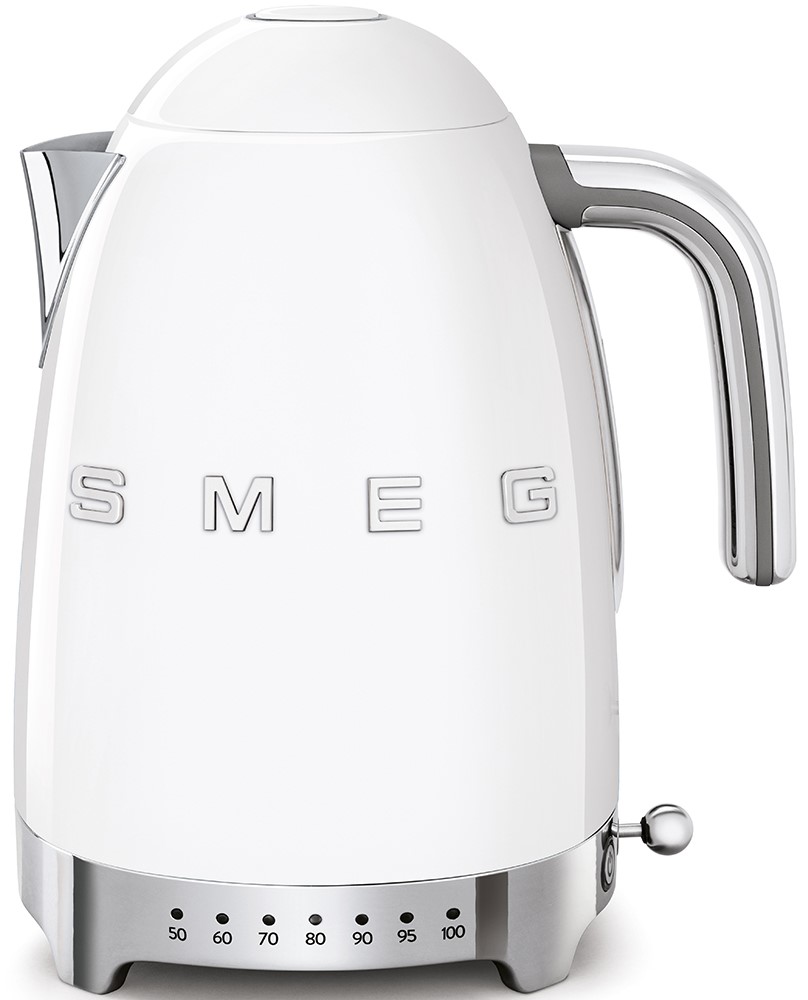 Fierbător electric Smeg - KLF04WHEU, 2400W, 1.7 l, alb