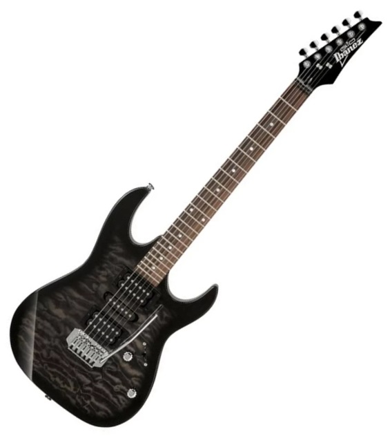 Chitara electrica Ibanez - GRX70QA, Negru transparent Sunburst