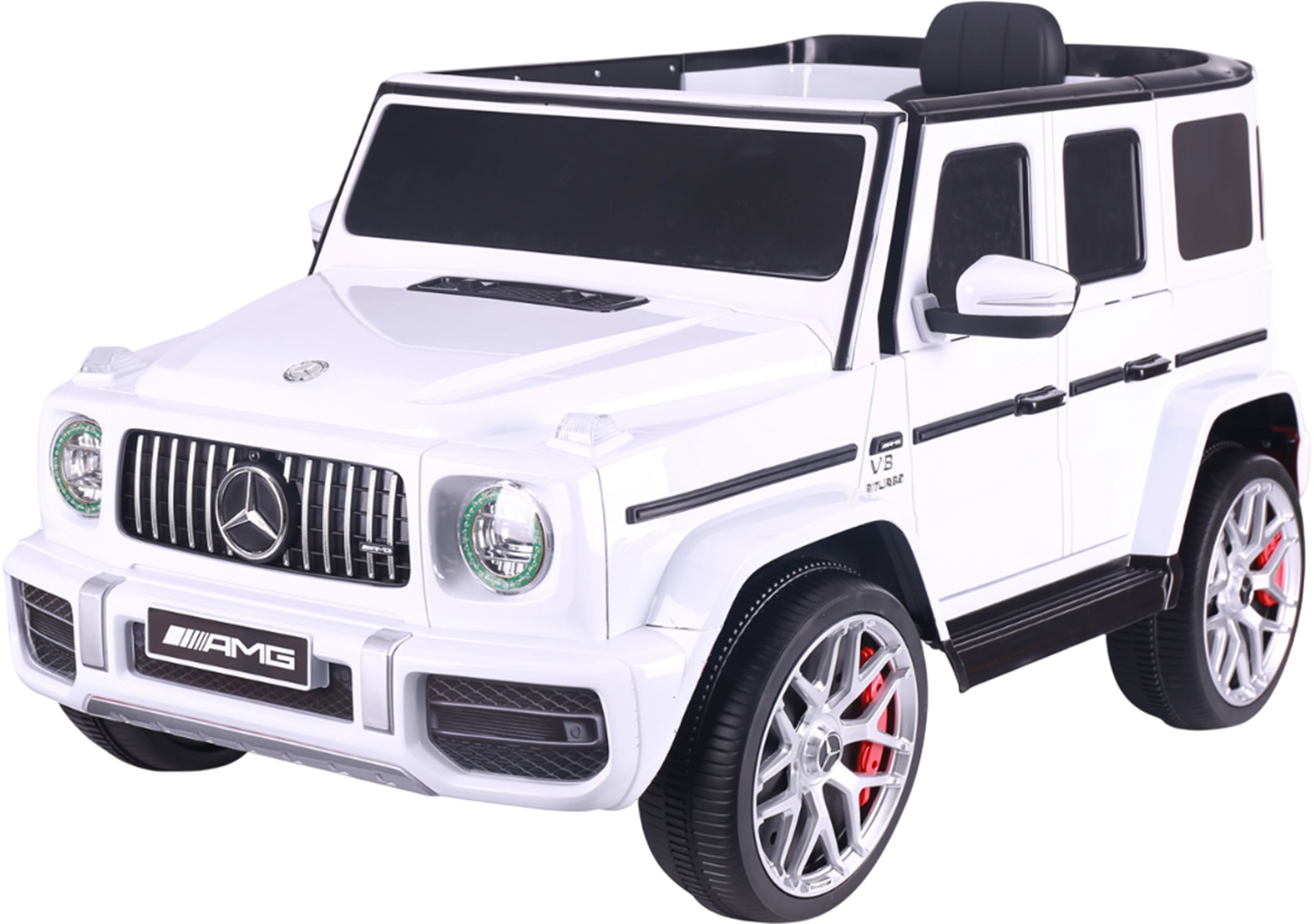 Mașină electrică  Chipolino - Mercedes-Benz AMG G63, alb