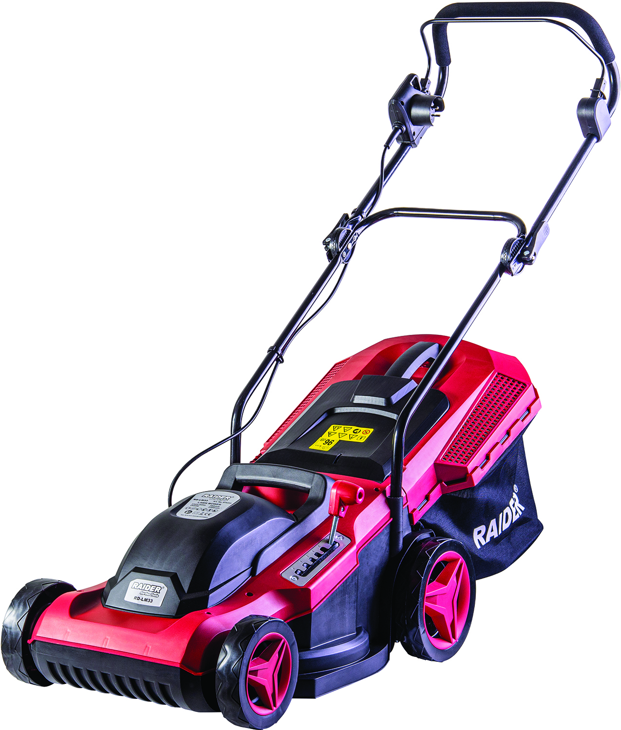 Mașină de tuns iarba electrică Raider - RD-LM33, 1800W, 38 cm, 50 l, 800 m2