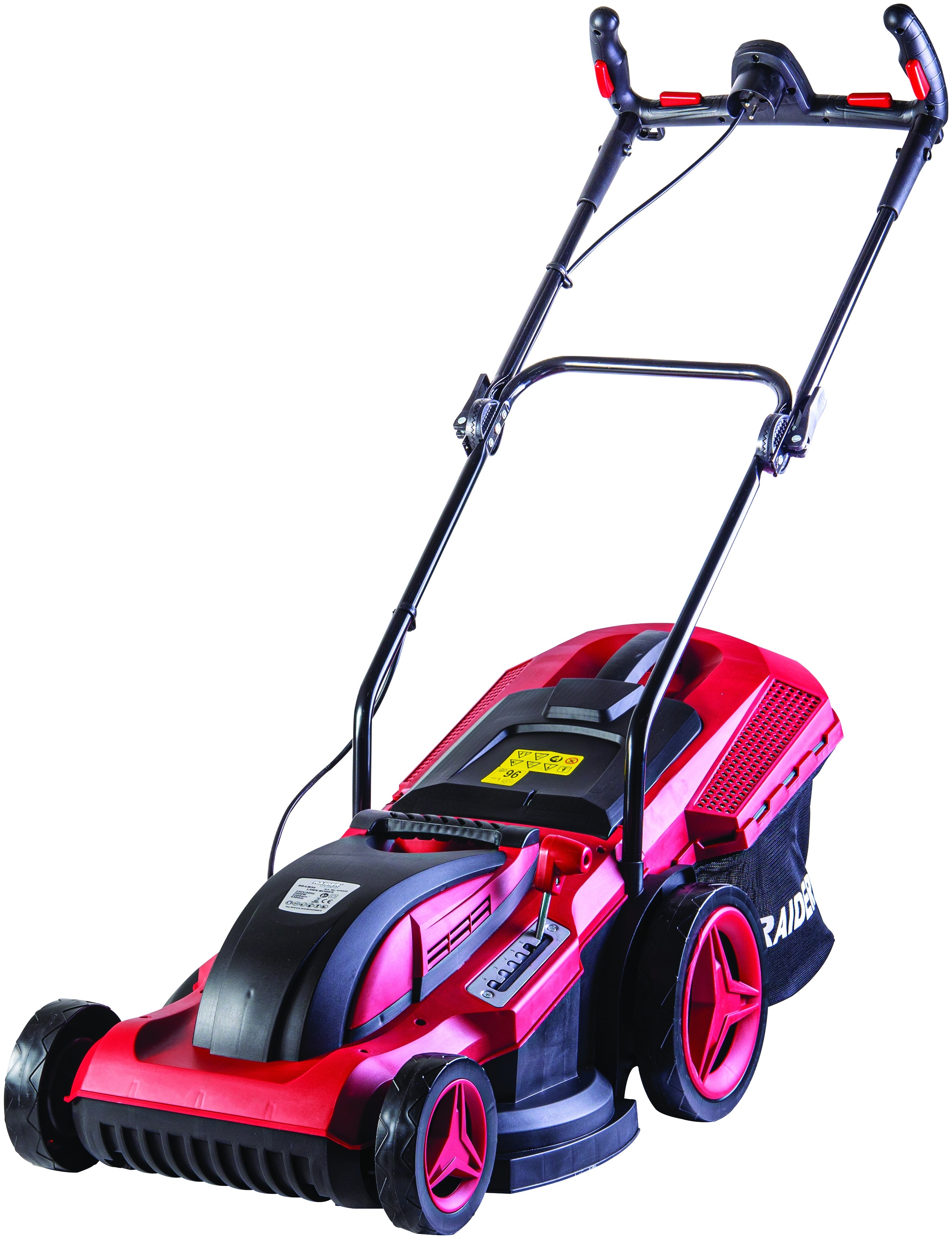 Mașină de tuns iarba electrică Raider - RD-LM34, 2000W, 1000 m2, 50 l, 43 cm