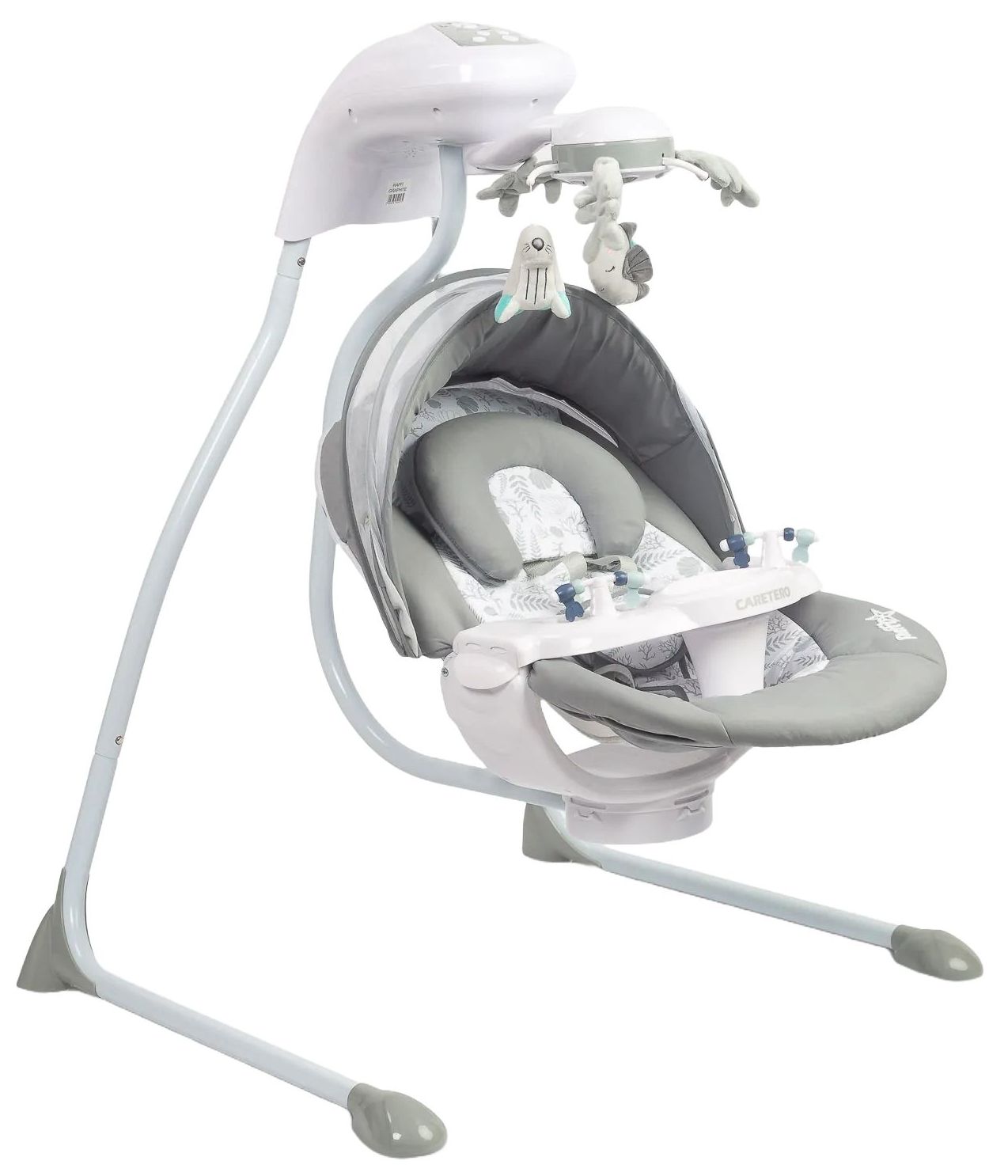 Leagăn și șezlong electric Caretero - Raffi, Graphite