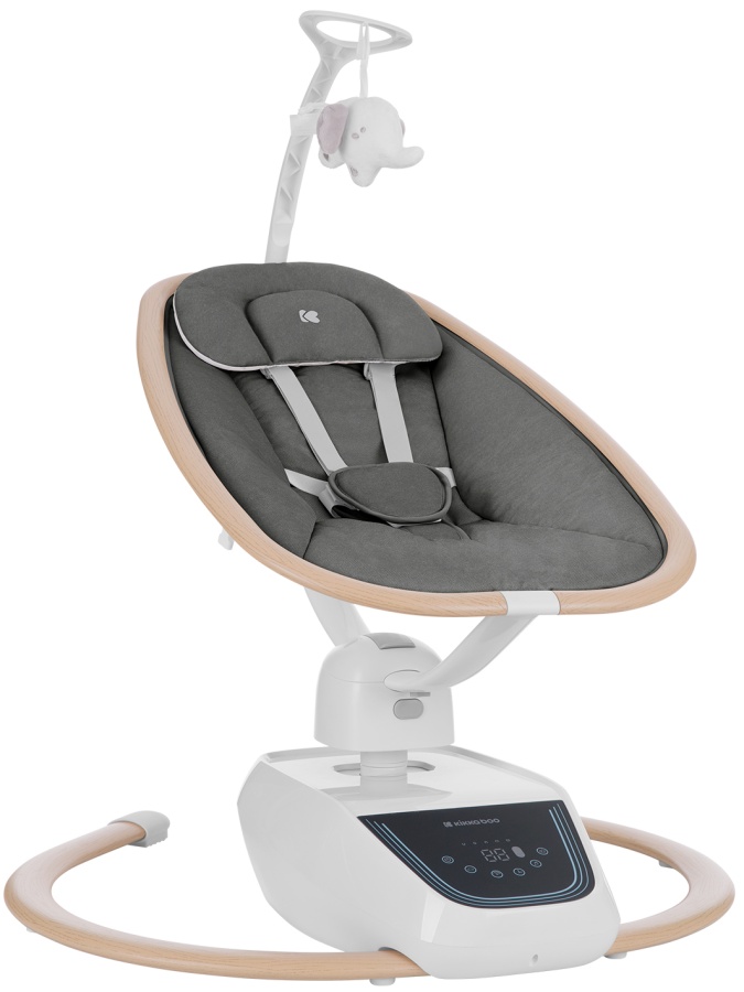Leagăn electric KikkaBoo - BeeMoove, Grey