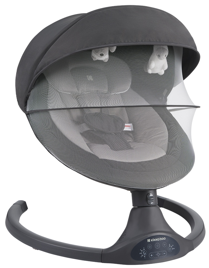 Leagăn electric KikkaBoo - Codie, Dark Grey