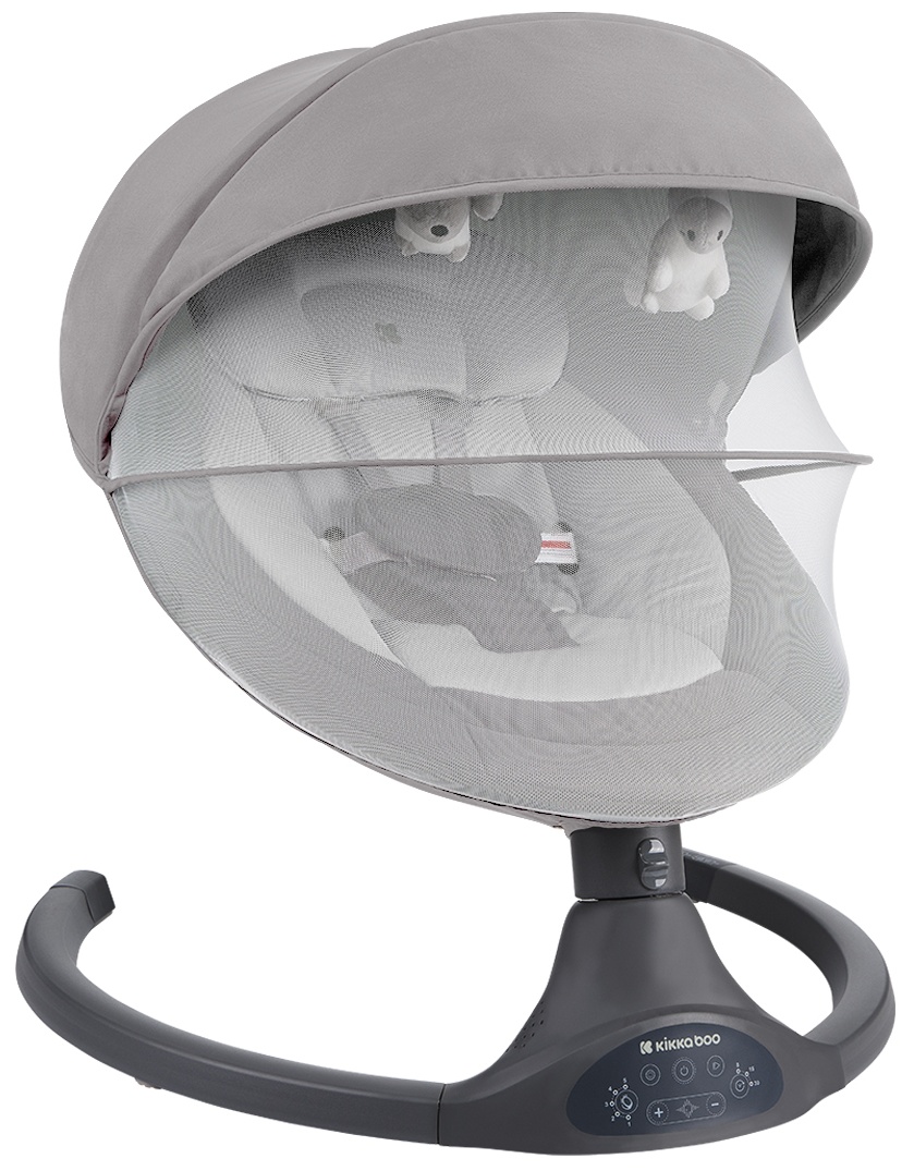 Leagăn electric KikkaBoo - Codie, Light Grey