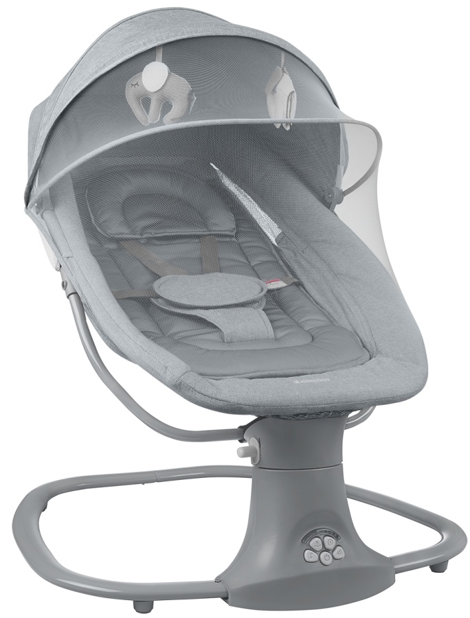 Leagăn electric KikkaBoo - Winks, Beige-Grey