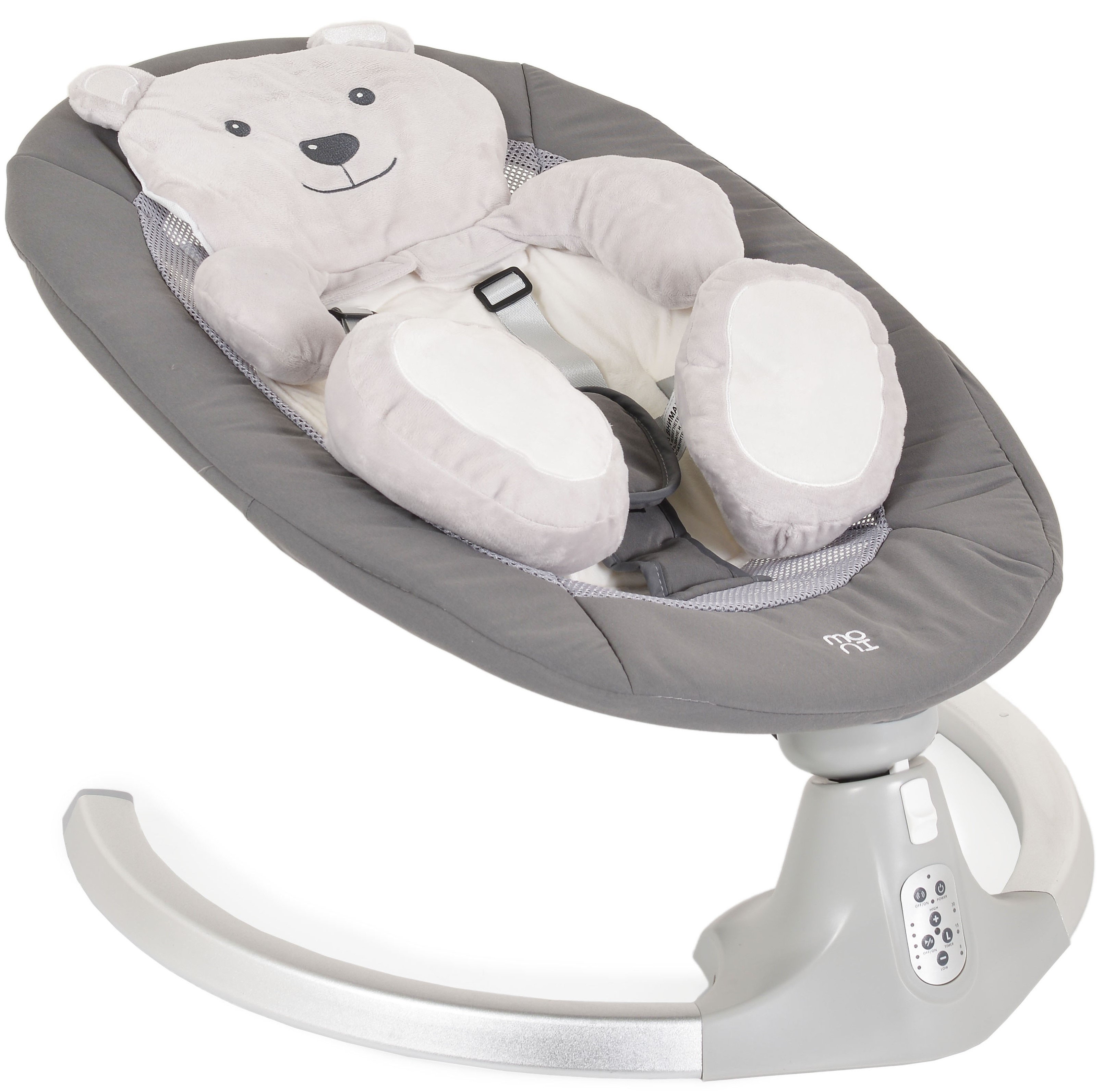 Leagăn electric  Moni - Ari bear, gri