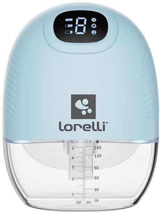 Pompă electrică de sân Lorelli - Hands Free, Alice, albastru