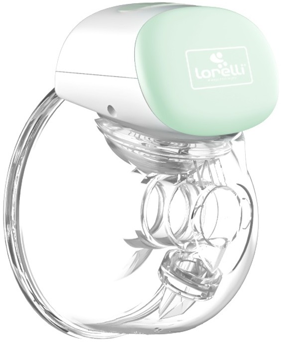 Pompă de sân electrică Lorelli - Hands Free, Green