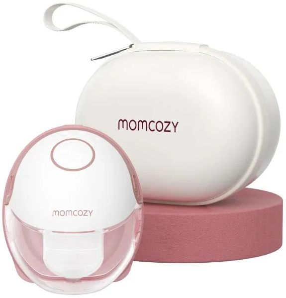 Pompă electrică de sân Momcozy - M6, hands-free, roșie