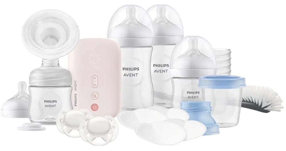Pompă electrică pentru lapte matern Philips Avent - Natural Motion + accesorii