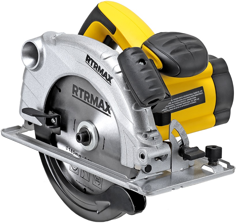 Ferăstrău circular electric cu laser  RTRMAX - 43764, 1300W, 185 mm