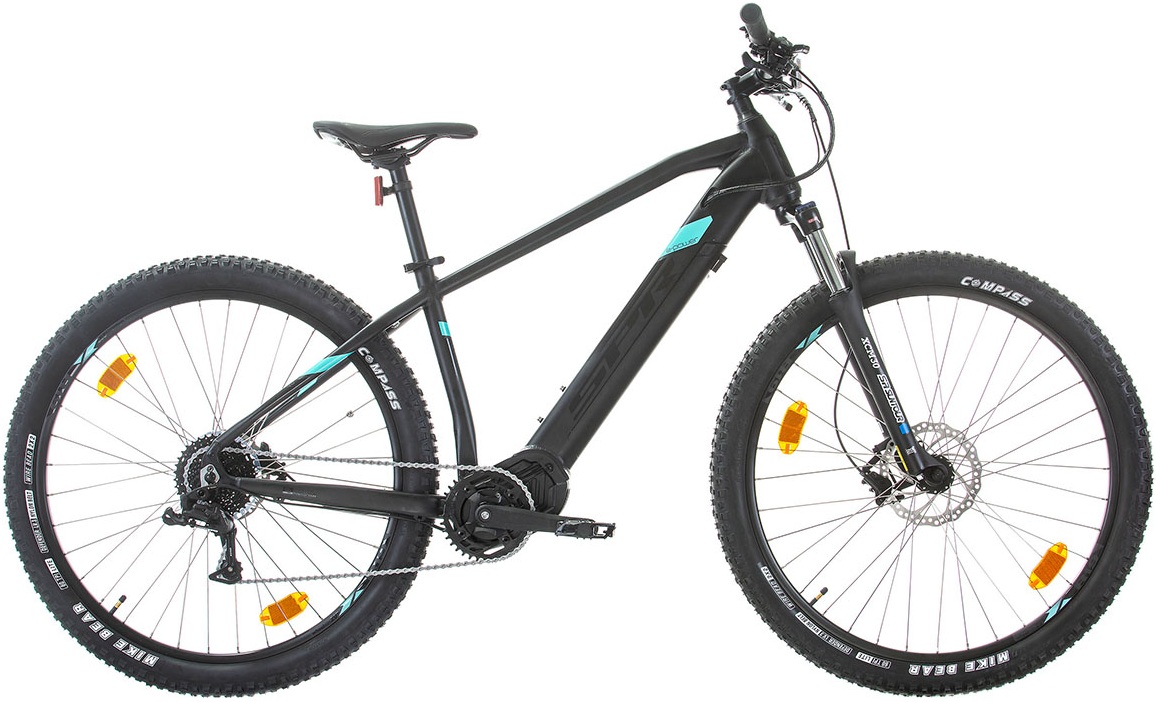 Bicicletă electrică SPRINT - E-MTB Pulse 29", 440 mm, negru/albastru