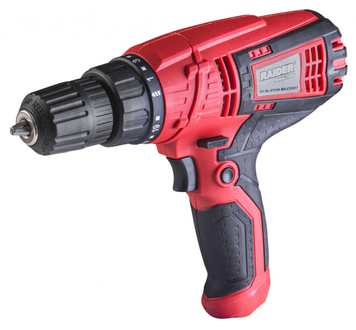 Șurubelniță electrică  Raider - RD-CDD07, 400W, 20 Nm