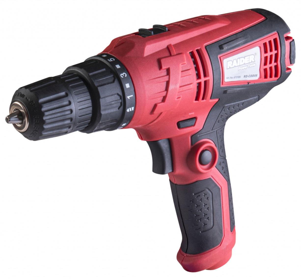 Șurubelniță electrică  Raider - RD-CDD08, 400W, 2 viteze