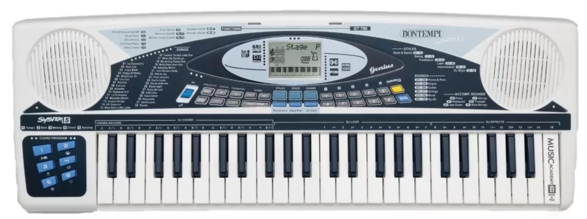 Orgă DJ electronică Bontempi – Cu 49 de clape și amplificator
