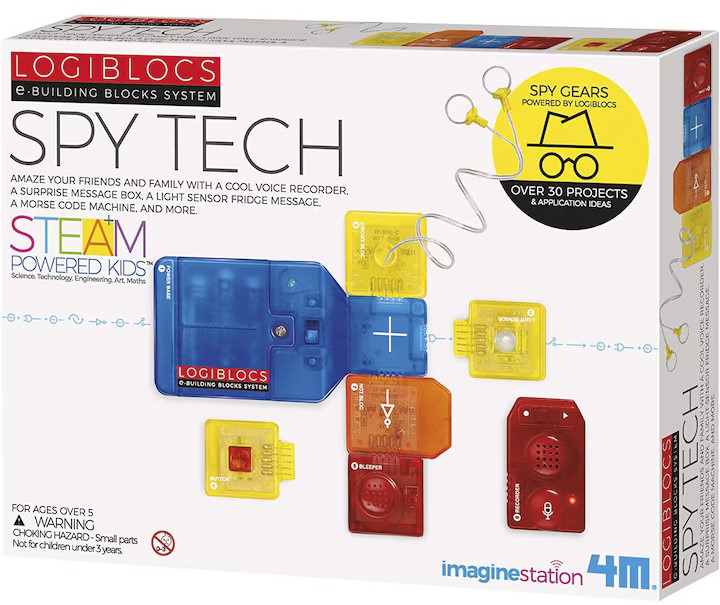 Joc electronic 4M - Programare cu blocuri logice, spion