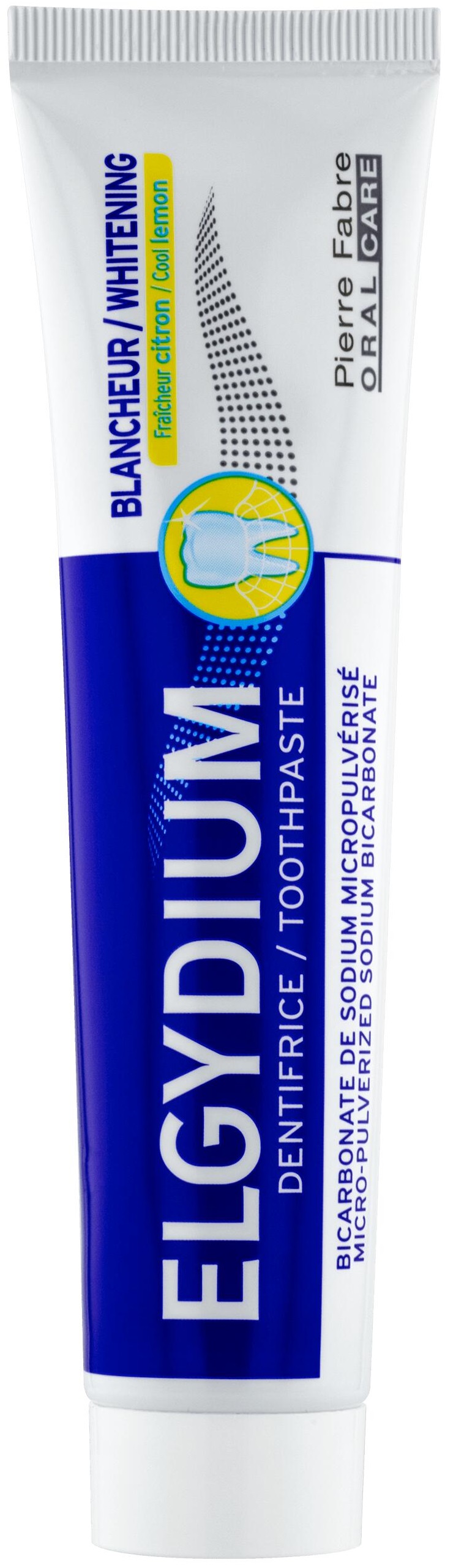 Elgydium Pastă de dinți pentru albire Whitening, Cool Lemon, 75 ml