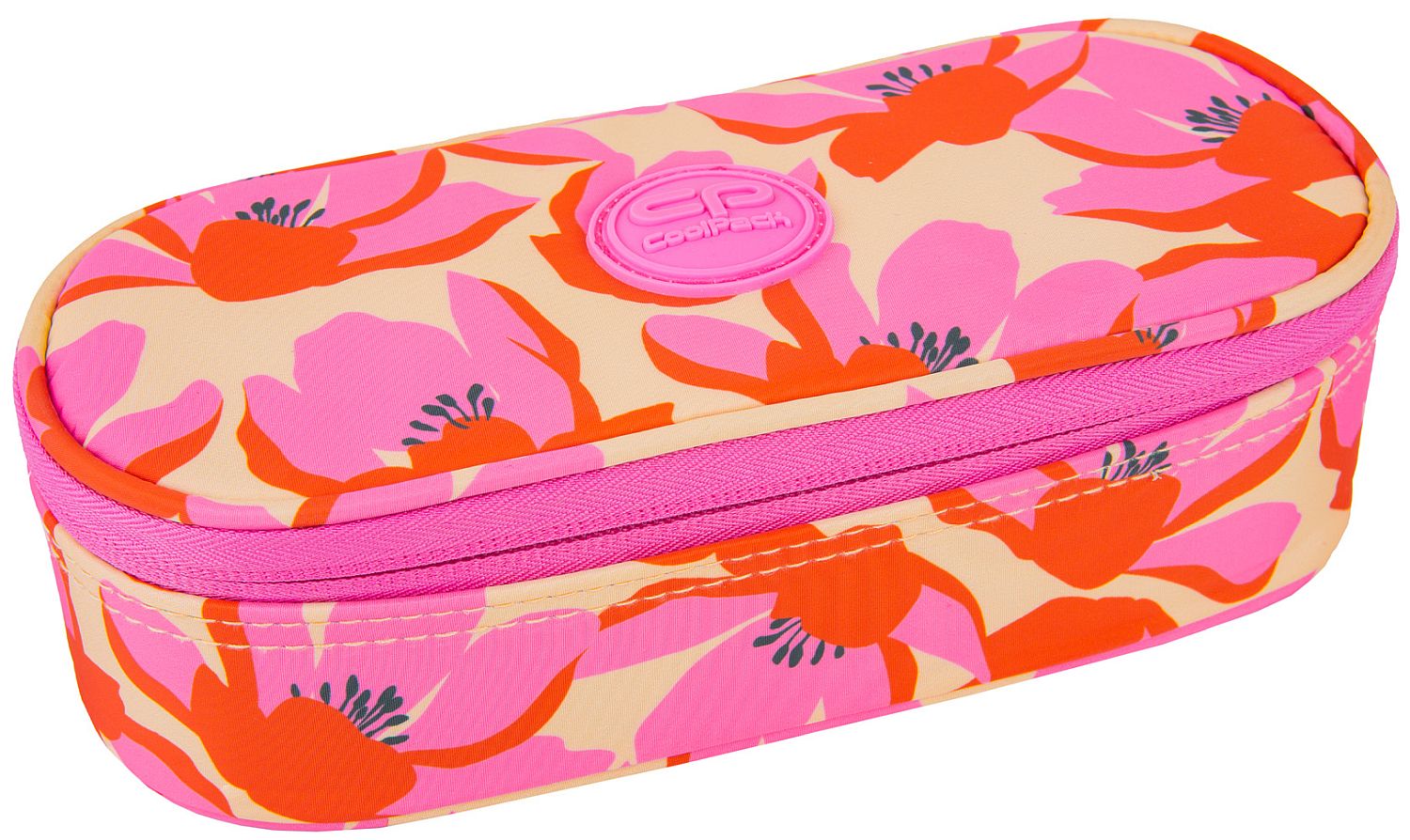 Penar școlar eliptic Cool Pack Campus - Flores Rosa