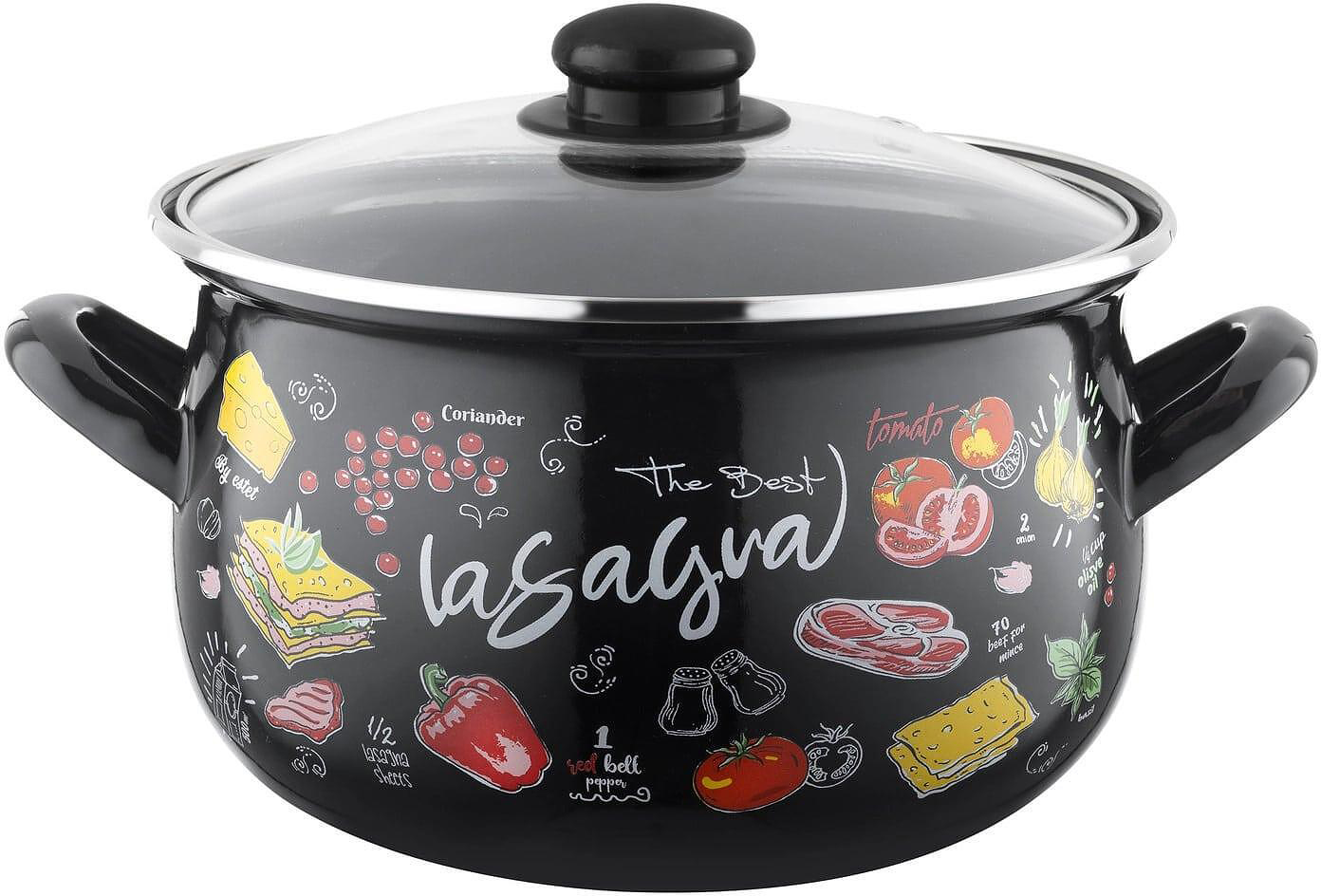 Cratiță emailată Florina - Lasagna, 20 cm, 4.2 l