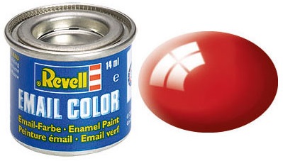 Vopsea email Revell  - Roșu aprins, lucios (R32131)