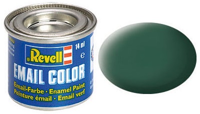Vopsea email Revell  - Verde închis, mat (R32139)